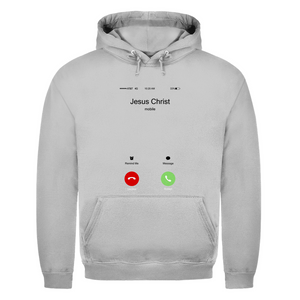 Herren Hoodie jesus christ is calling