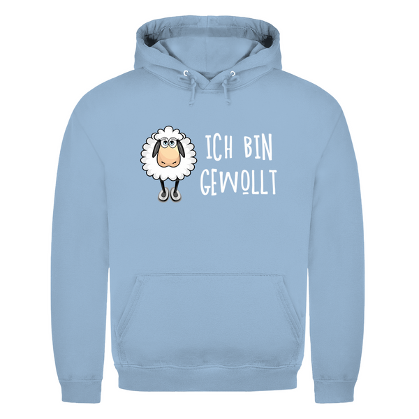 Herren Hoodie ich bin gewollt