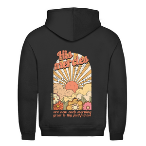 Herren Hoodie great is thy faithfulness lamentations 3:23