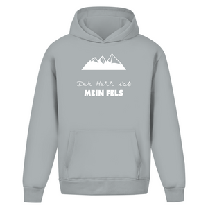Oversize Hoodie Ohne Kordel der herr ist mein fels