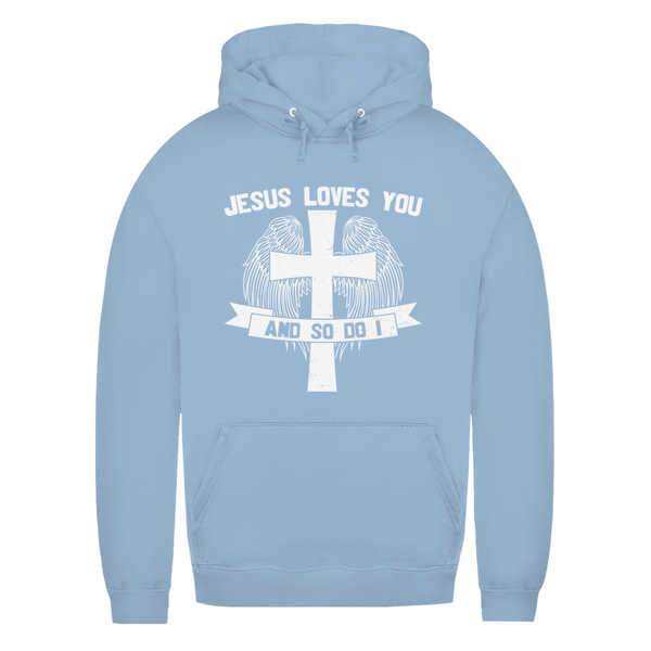 Damen Hoodie jesus loves you and so do i