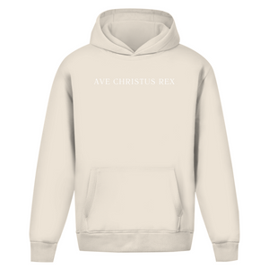 Oversize Hoodie Ohne Kordel ave christus rex
