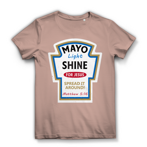 Damen Bio T-Shirt mayo light shine matthew 5:16