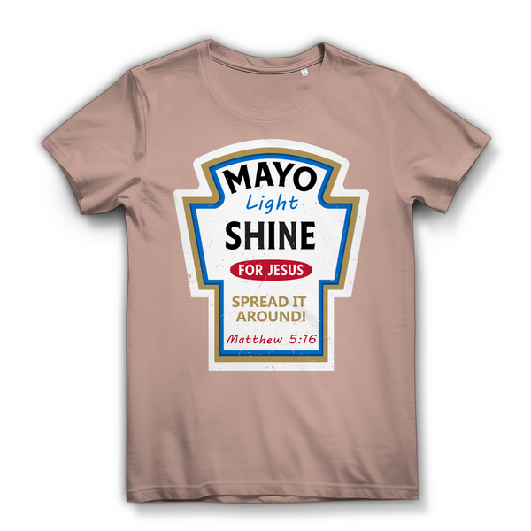 Damen Bio T-Shirt mayo light shine matthew 5:16