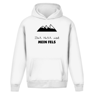 Oversize Hoodie Ohne Kordel der herr ist mein fels