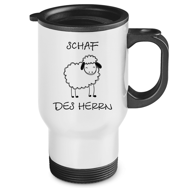 Edelstahl-Thermobecher schaf des herrn