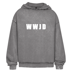Oversize Washed Hoodie wwjd