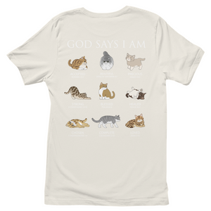 Damen T-Shirt god says i am accepted romans 15:7