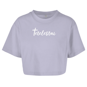 Damen Oversize Crop Top königskind