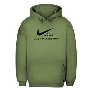 Unisex Oversize Hoodie jesus just praise him