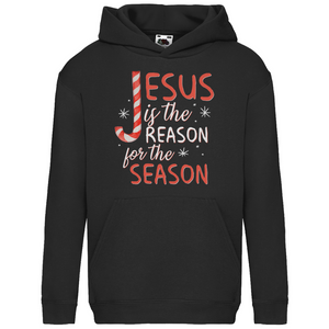 Kinder Hoodie jesus is the reason for the season