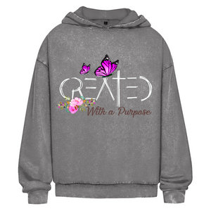 Oversize Washed Hoodie created with a purpose