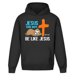 Oversize Hoodie Ohne Kordel jesus took naps mark 4:38 faultier