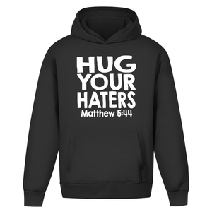 Oversize Hoodie Ohne Kordel hug your haters matthew 5:44