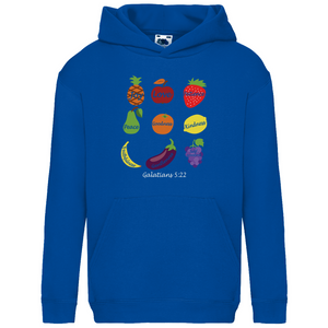 Kinder Hoodie joy love patience galatians 5:22