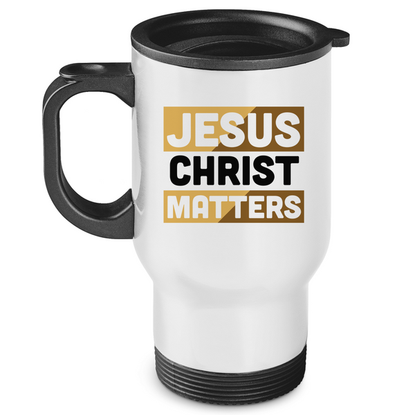 Edelstahl-Thermobecher jesus christ matters