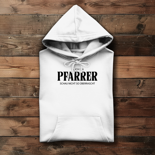 Damen Hoodie ich bin pfarrer