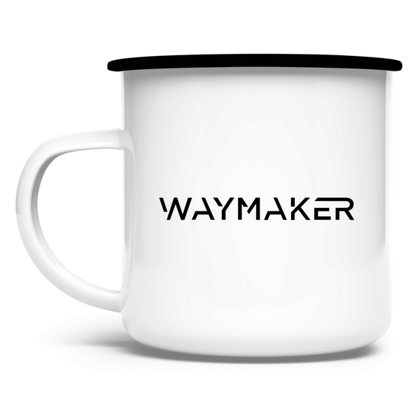 Emaille Tasse waymaker