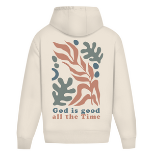 Oversize Hoodie Ohne Kordel god is good all the time