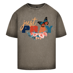 Oversize Washed T-Shirt just pray