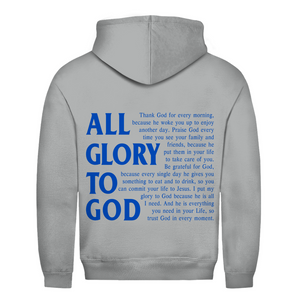 Herren Hoodie all glory to god