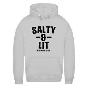 Damen Hoodie salty and lit matthew 5:13