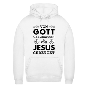 Damen Hoodie von gott geschaffen
