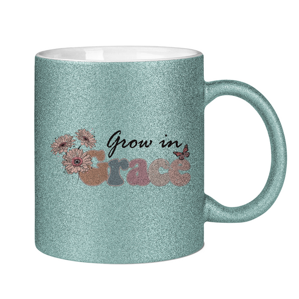 Glitzertasse grow in grace