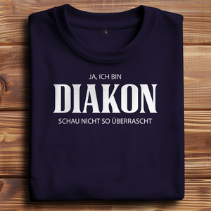 Oversize T-Shirt ja ich bin diakon