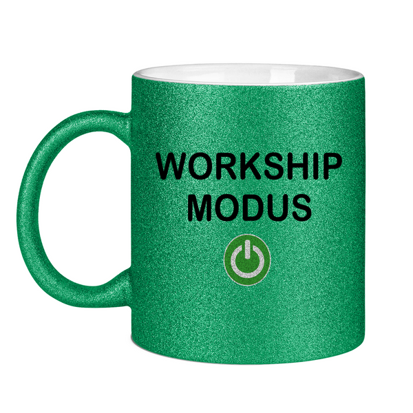 Glitzertasse workship modus