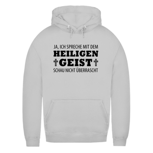 Damen Hoodie ich spreche mit dem heiligen geist