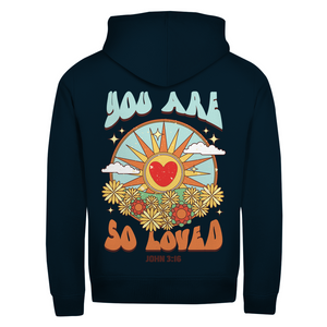 Zipper Hoodie you are so loved john 3:16