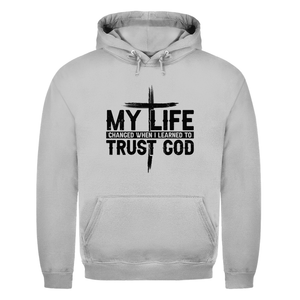 Herren Hoodie when i learned to trust god