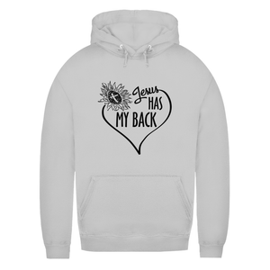 Damen Hoodie jesus has my back