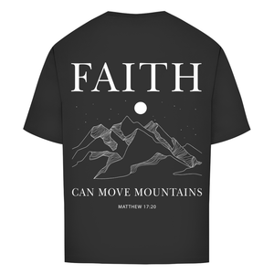 Oversize T-Shirt faith minimalistisch matthew 17:20