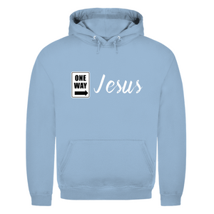 Herren Hoodie one way jesus