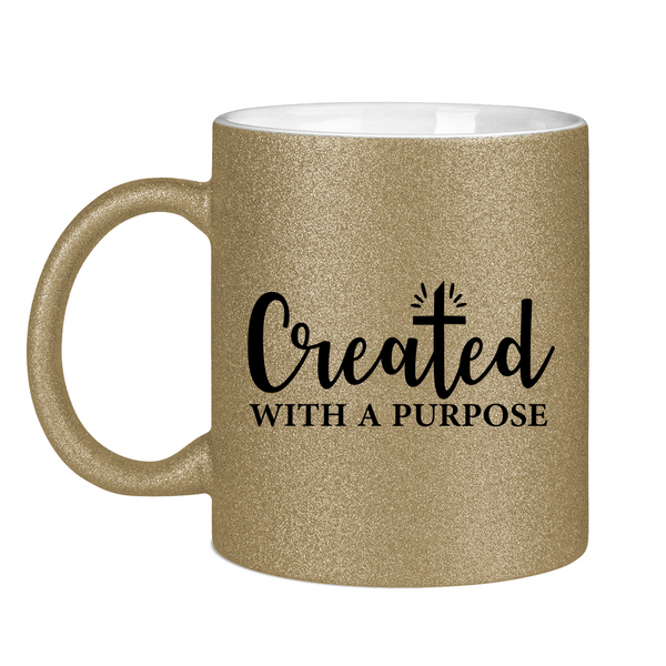 Glitzertasse created with a purpose