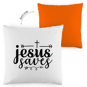 Kopfkissen zweifarbig jesus saves