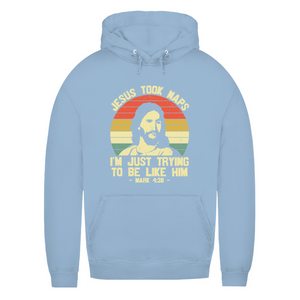 Damen Hoodie jesus took naps mark 4:38
