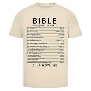 Herren T-Shirt bible