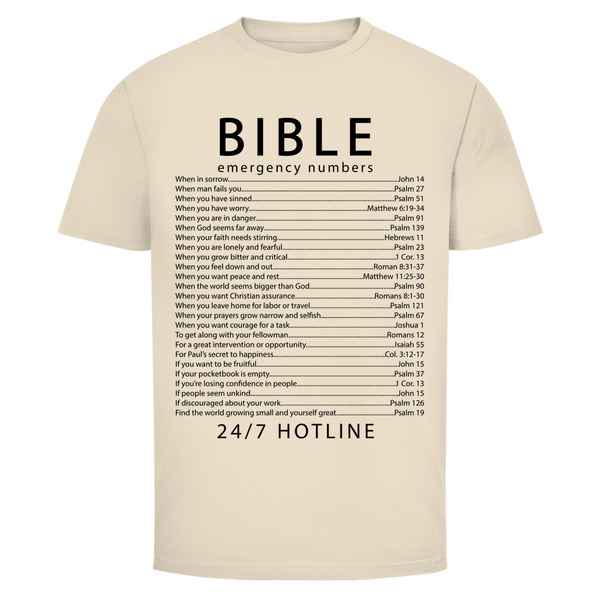 Herren T-Shirt bible