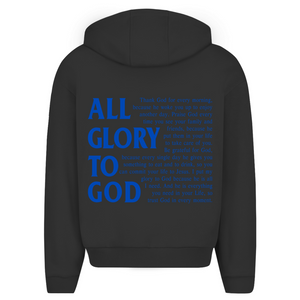 Oversize Zipper Hoodie all glory to god