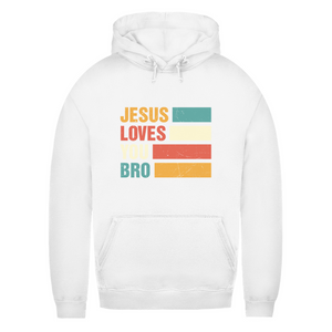 Damen Hoodie jesus loves you bro