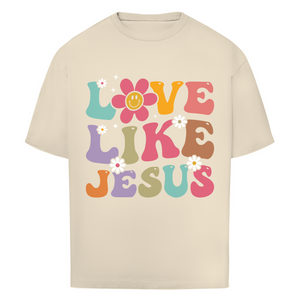 Oversize T-Shirt love like jesus retro