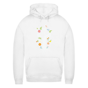 Damen Hoodie kreuz roots