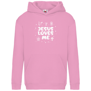 Kinder Hoodie jesus loves me