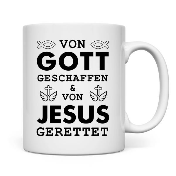 Tasse von gott geschaffen