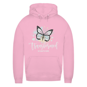 Damen Hoodie transformed by gods love