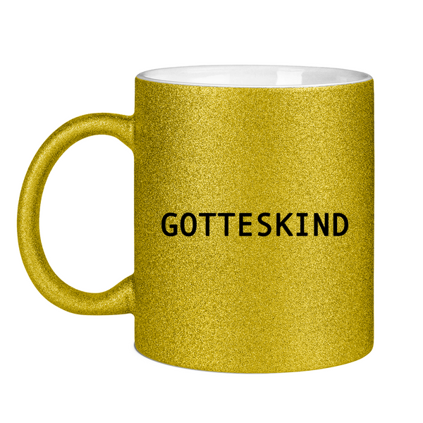 Glitzertasse gotteskind