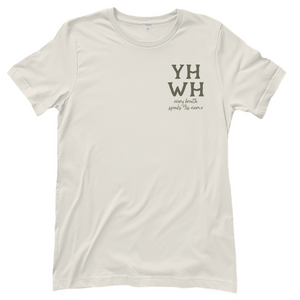 Damen T-Shirt yhwh every breath speakt his name